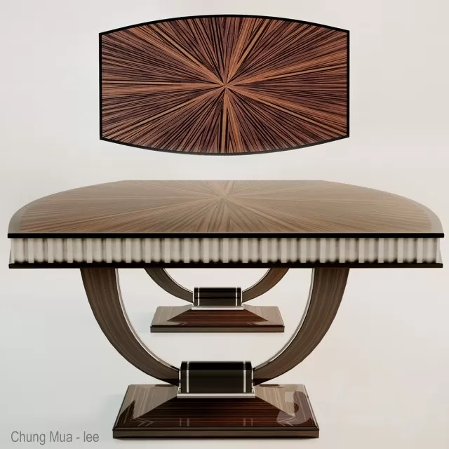 DECOR HELPER – KITCHEN – TABLE SET 3D MODELS – 215