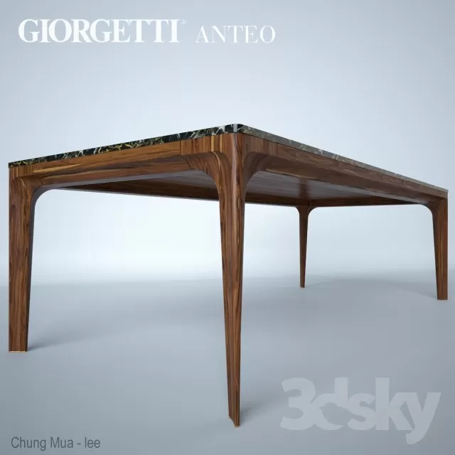 DECOR HELPER – KITCHEN – TABLE SET 3D MODELS – 217