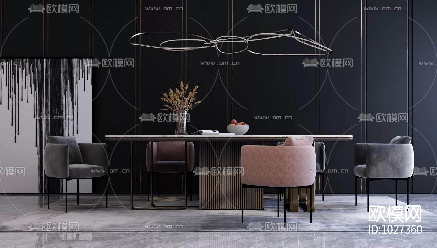 DECOR HELPER – KITCHEN – TABLE SET 3D MODELS – 23