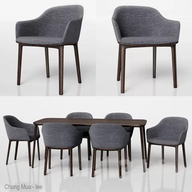 DECOR HELPER – KITCHEN – TABLE SET 3D MODELS – 236