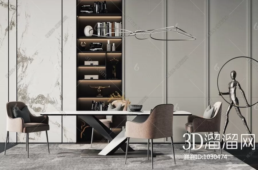 DECOR HELPER – KITCHEN – TABLE SET 3D MODELS – 26