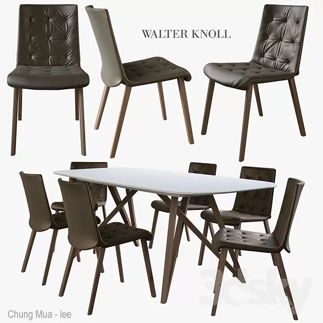 DECOR HELPER – KITCHEN – TABLE SET 3D MODELS – 258