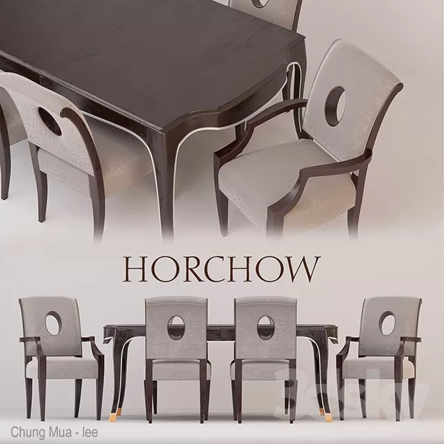 DECOR HELPER – KITCHEN – TABLE SET 3D MODELS – 309