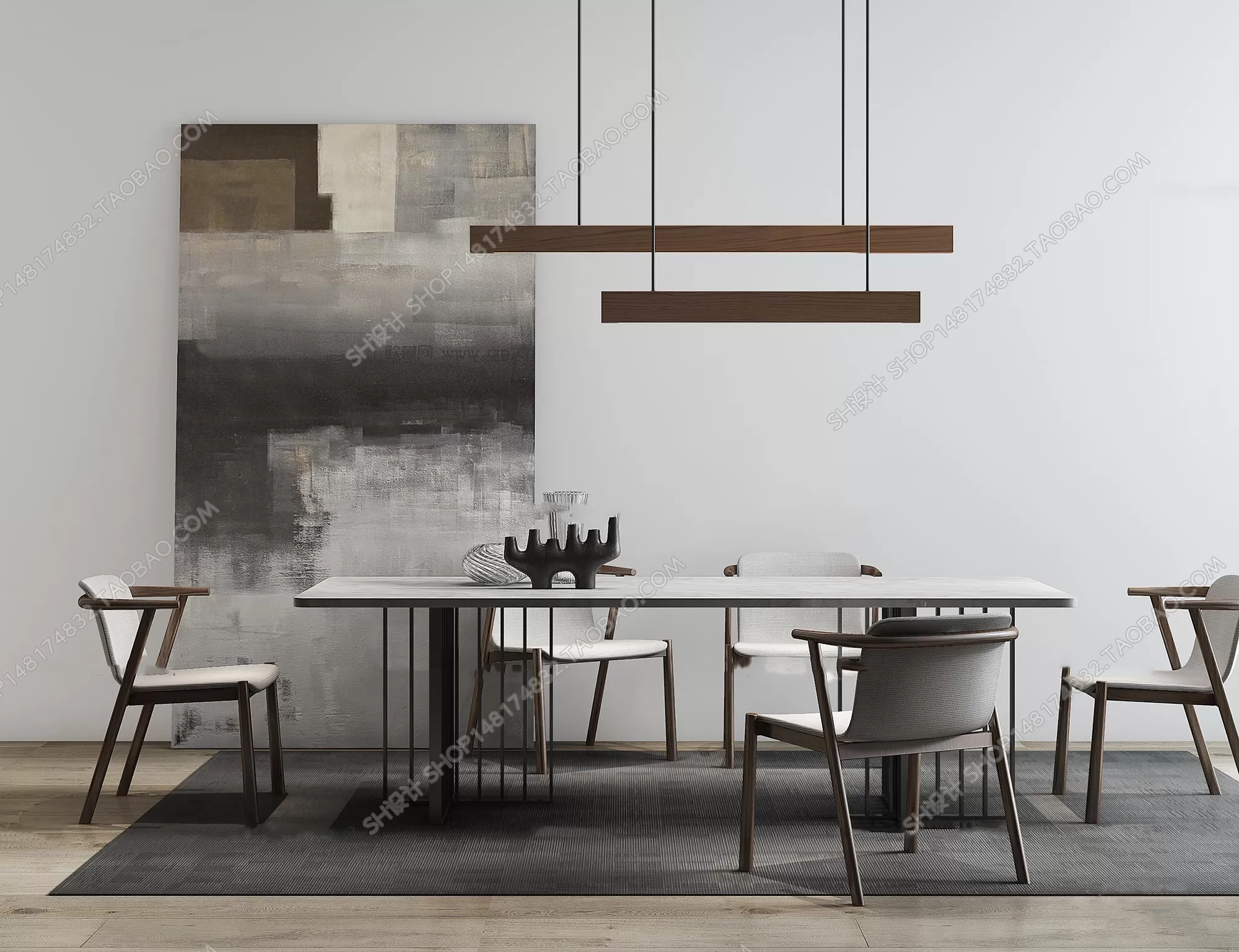 DECOR HELPER – KITCHEN – TABLE SET 3D MODELS – 32