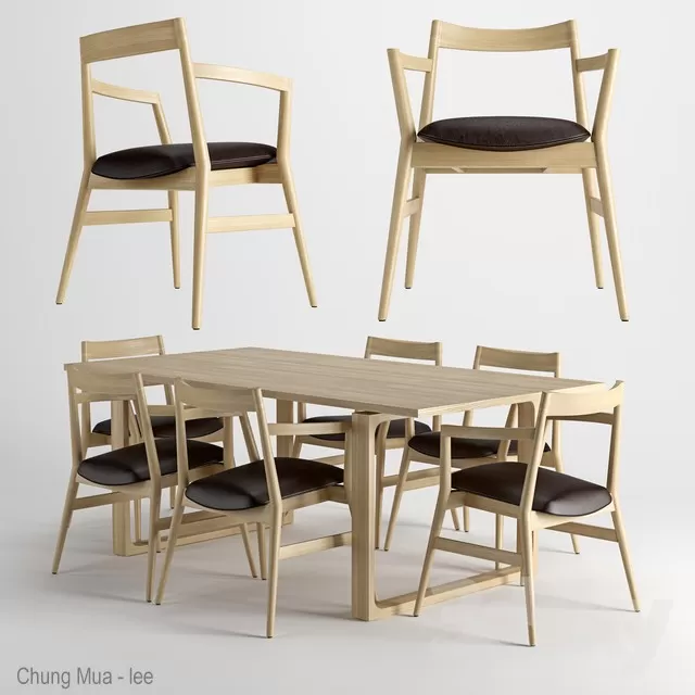 DECOR HELPER – KITCHEN – TABLE SET 3D MODELS – 329