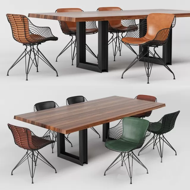 DECOR HELPER – KITCHEN – TABLE SET 3D MODELS – 35