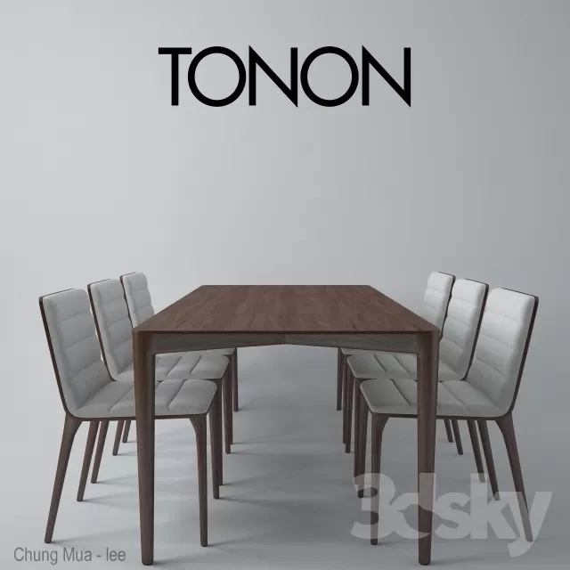 DECOR HELPER – KITCHEN – TABLE SET 3D MODELS – 366