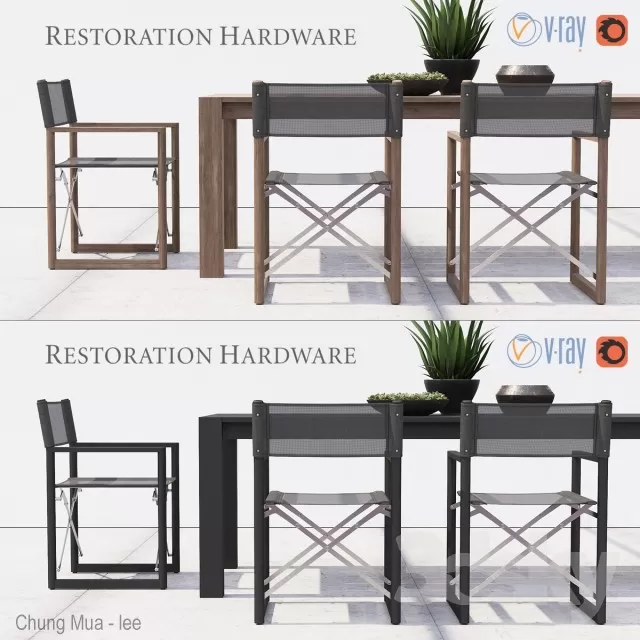 DECOR HELPER – KITCHEN – TABLE SET 3D MODELS – 377