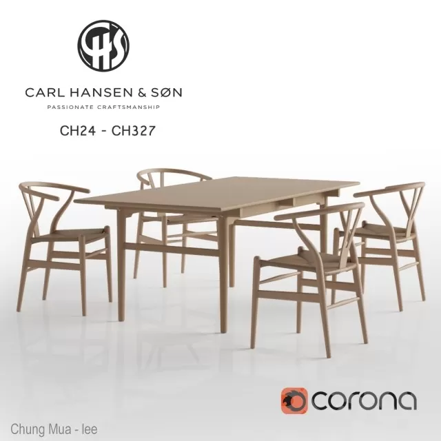 DECOR HELPER – KITCHEN – TABLE SET 3D MODELS – 378