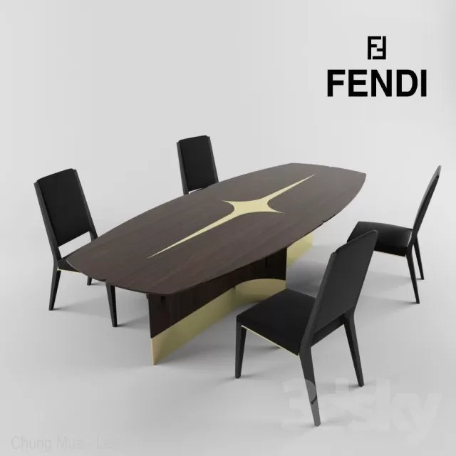 DECOR HELPER – KITCHEN – TABLE SET 3D MODELS – 471