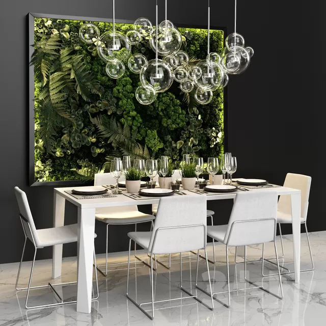 DECOR HELPER – KITCHEN – TABLE SET 3D MODELS – 85