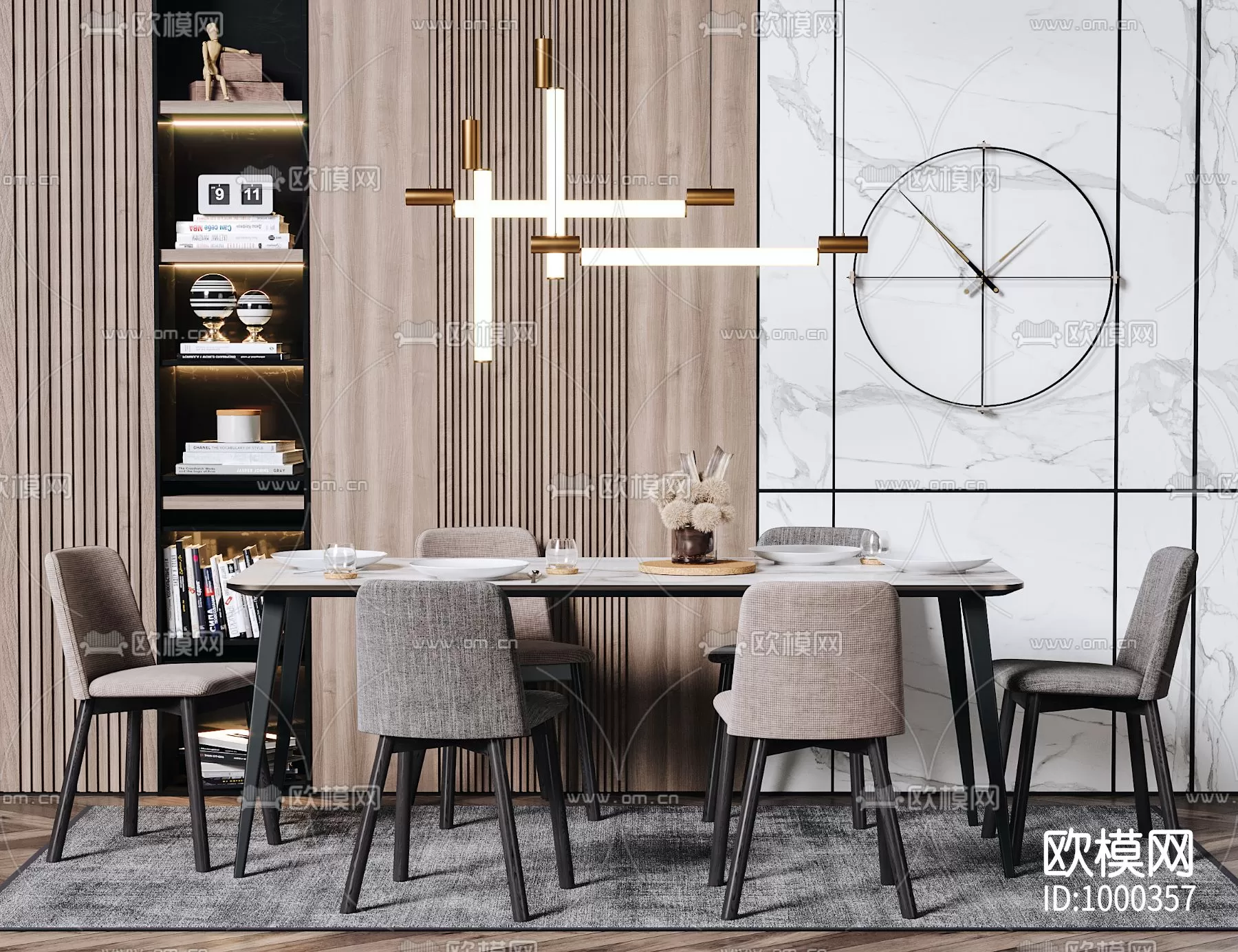 DECOR HELPER – KITCHEN – TABLE SET 3D MODELS – 10