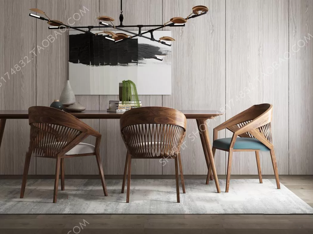 DECOR HELPER – KITCHEN – TABLE SET 3D MODELS – 1