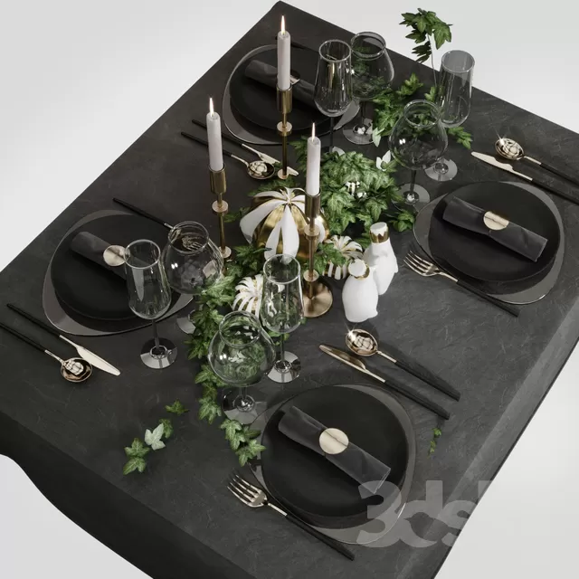 DECOR HELPER – KITCHEN – TABLEWARE 3D MODELS – 2