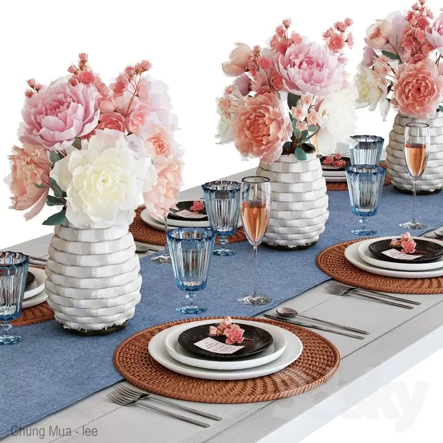 DECOR HELPER – KITCHEN – TABLEWARE 3D MODELS – 127