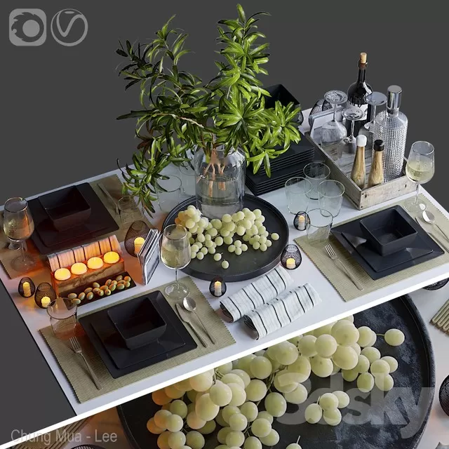 DECOR HELPER – KITCHEN – TABLEWARE 3D MODELS – 15