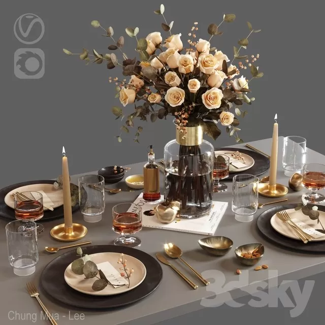 DECOR HELPER – KITCHEN – TABLEWARE 3D MODELS – 16