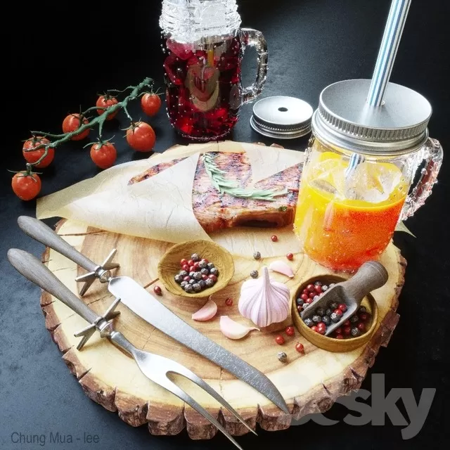 DECOR HELPER – KITCHEN – TABLEWARE 3D MODELS – 29