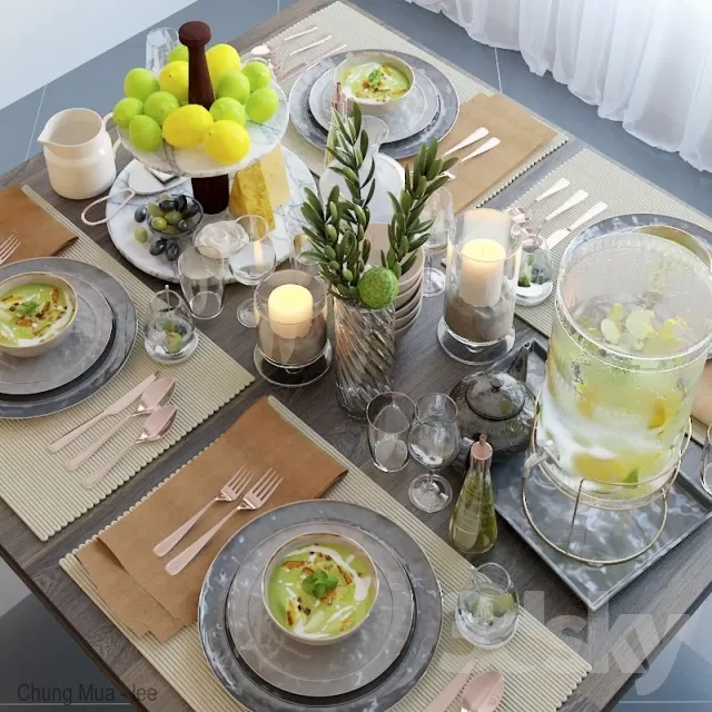 DECOR HELPER – KITCHEN – TABLEWARE 3D MODELS – 31