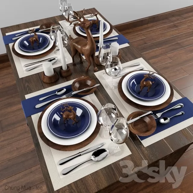 DECOR HELPER – KITCHEN – TABLEWARE 3D MODELS – 38