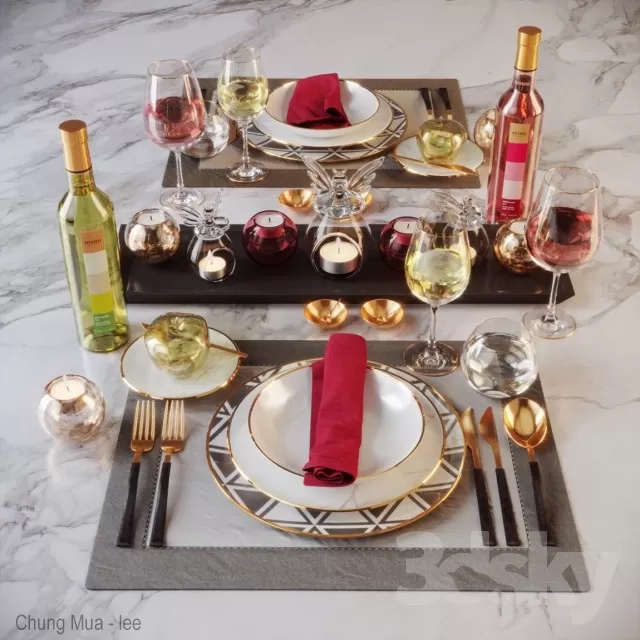 DECOR HELPER – KITCHEN – TABLEWARE 3D MODELS – 41