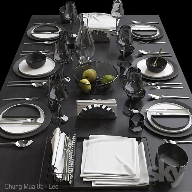 DECOR HELPER – KITCHEN – TABLEWARE 3D MODELS – 7