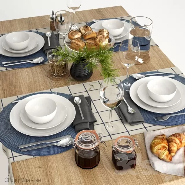 DECOR HELPER – KITCHEN – TABLEWARE 3D MODELS – 77