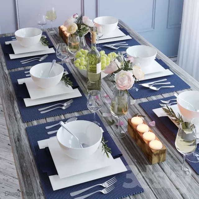 DECOR HELPER – KITCHEN – TABLEWARE 3D MODELS – 91