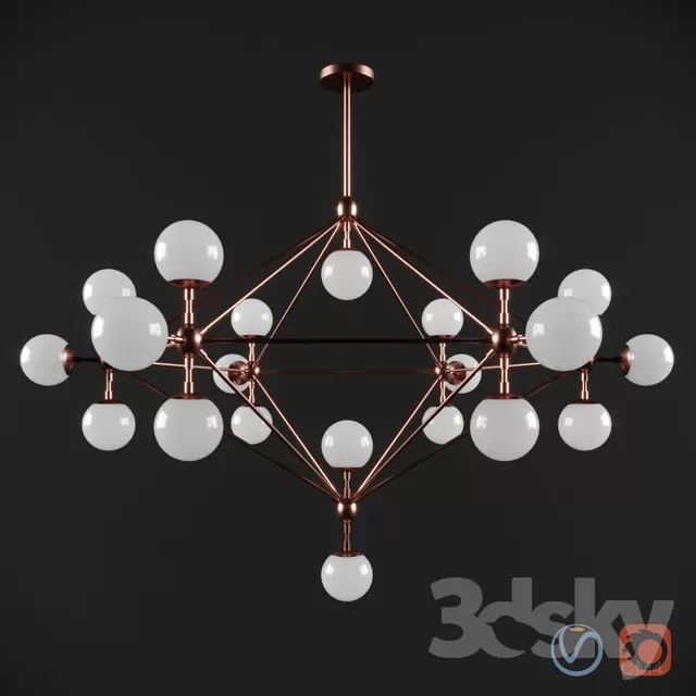 DECOR HELPER – LIGHT – CEILING 3D MODELS – 148