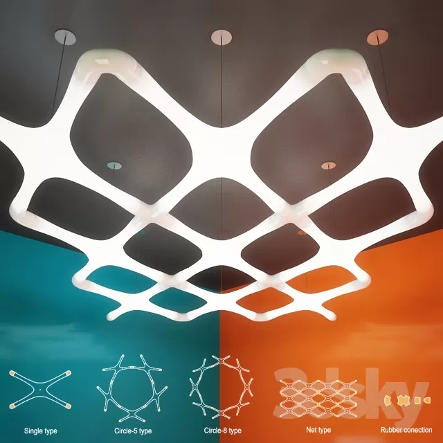 DECOR HELPER – LIGHT – CEILING 3D MODELS – 381