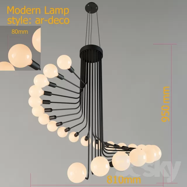 DECOR HELPER – LIGHT – CEILING 3D MODELS – 509