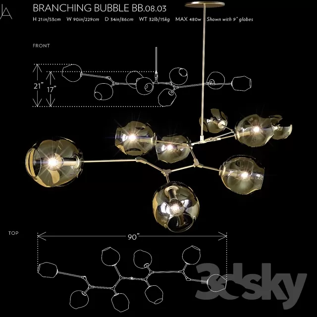 DECOR HELPER – LIGHT – CEILING 3D MODELS – 527