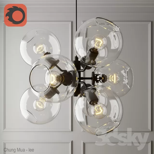 DECOR HELPER – LIGHT – CEILING 3D MODELS – 600