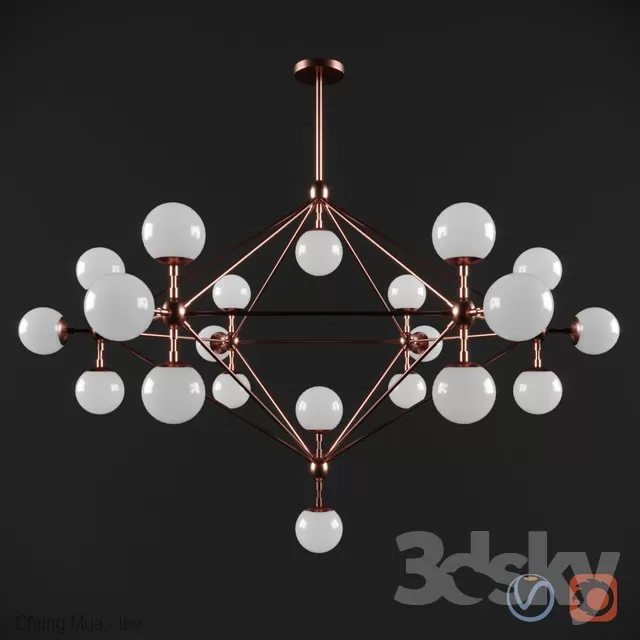 DECOR HELPER – LIGHT – CEILING 3D MODELS – 650