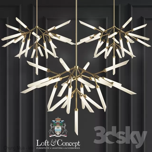 DECOR HELPER – LIGHT – CEILING 3D MODELS – 660