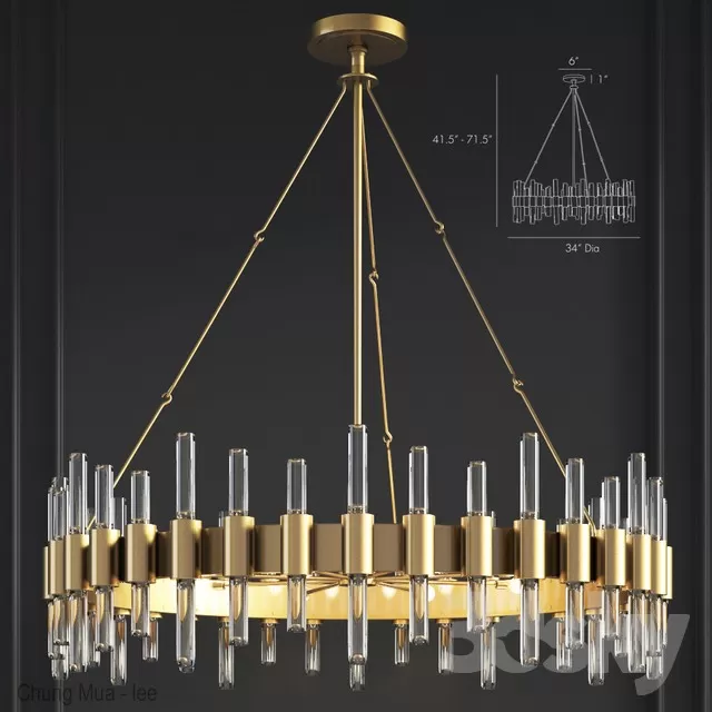 DECOR HELPER – LIGHT – CEILING 3D MODELS – 665