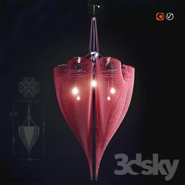 DECOR HELPER – LIGHT – CEILING 3D MODELS – 675