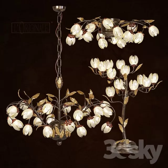 DECOR HELPER – LIGHT – CEILING 3D MODELS – 724