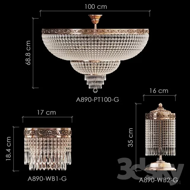 DECOR HELPER – LIGHT – CEILING 3D MODELS – 75