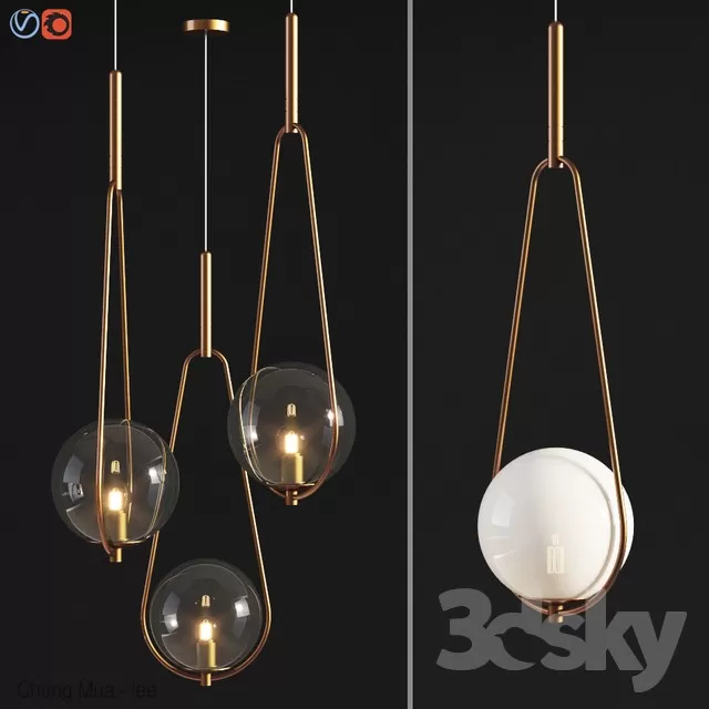 DECOR HELPER – LIGHT – CEILING 3D MODELS – 741