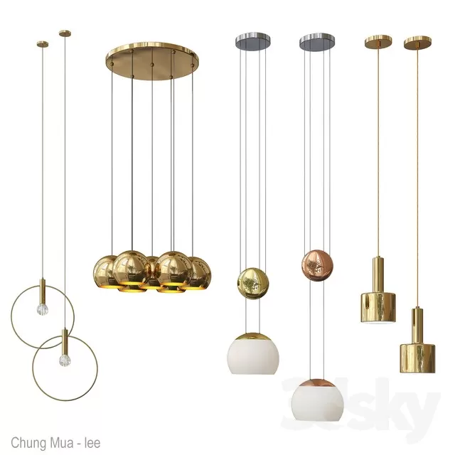 DECOR HELPER – LIGHT – CEILING 3D MODELS – 758