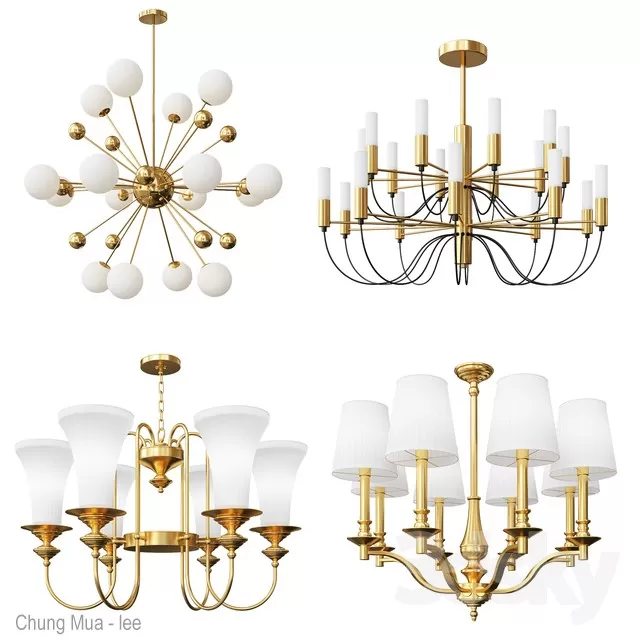 DECOR HELPER – LIGHT – CEILING 3D MODELS – 759