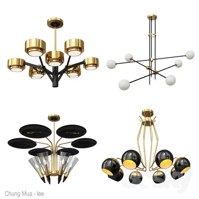 DECOR HELPER – LIGHT – CEILING 3D MODELS – 774