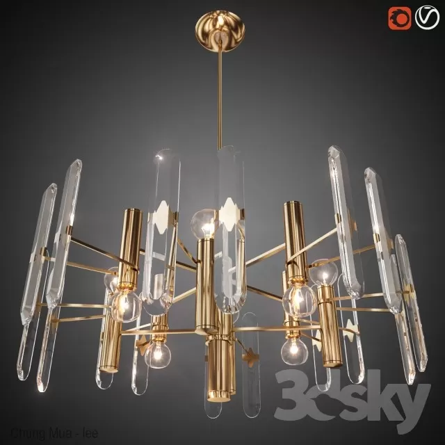DECOR HELPER – LIGHT – CEILING 3D MODELS – 809