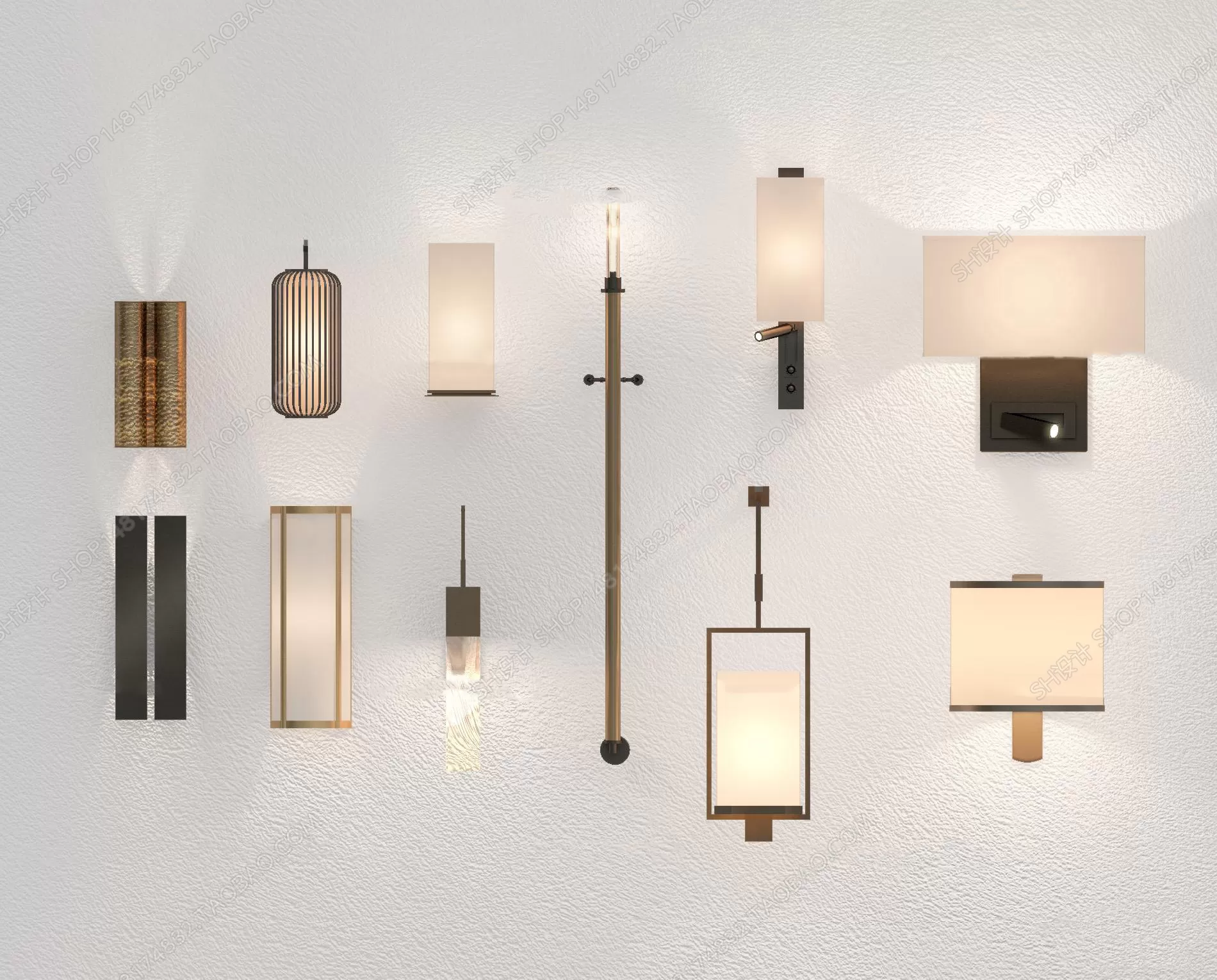 DECOR HELPER – LIGHT – WALL 3D MODELS – 106