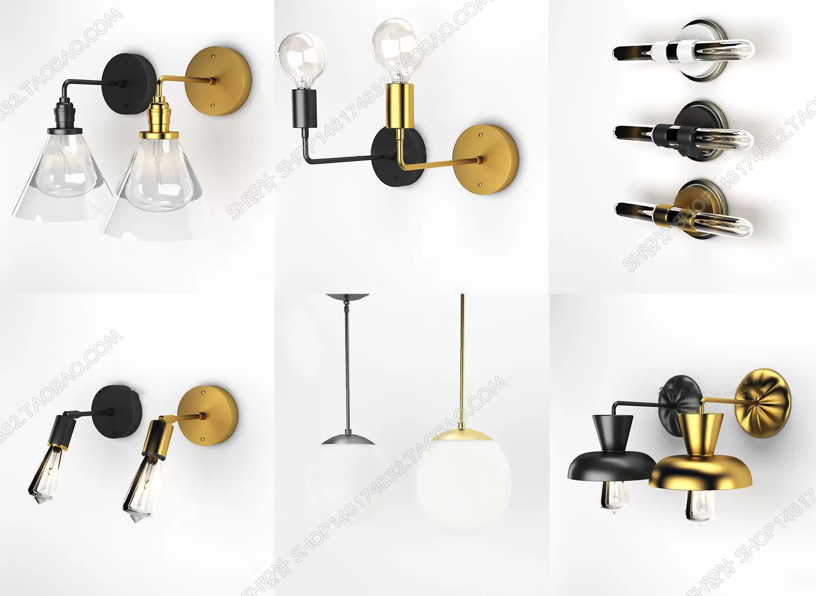 DECOR HELPER – LIGHT – WALL 3D MODELS – 117