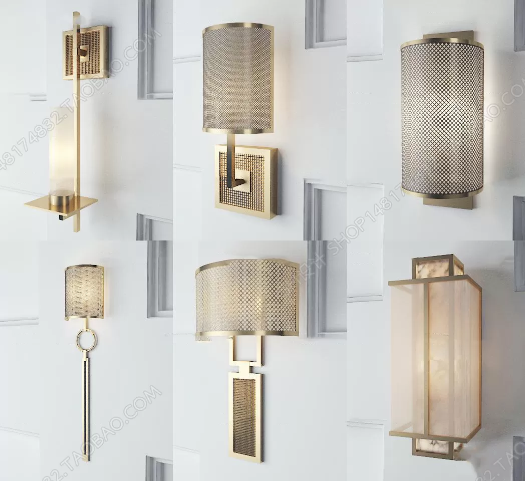 DECOR HELPER – LIGHT – WALL 3D MODELS – 37