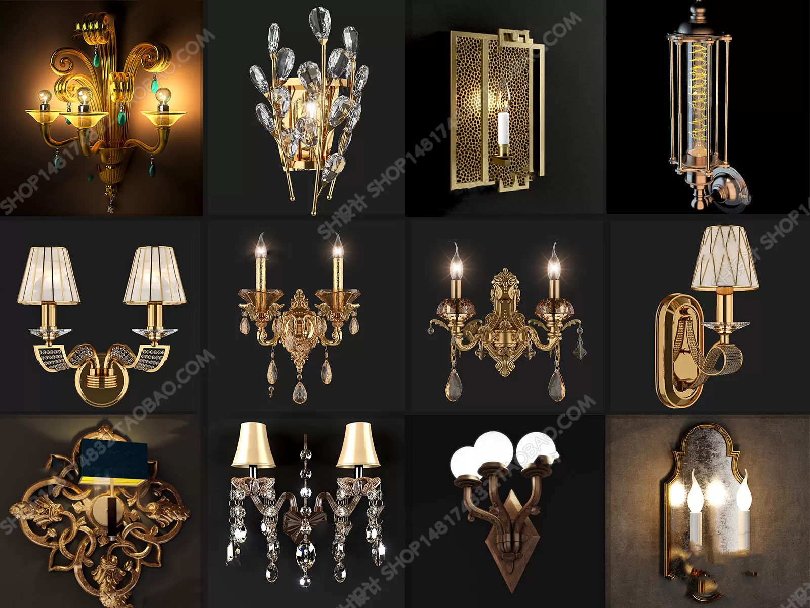 DECOR HELPER – LIGHT – WALL 3D MODELS – 51