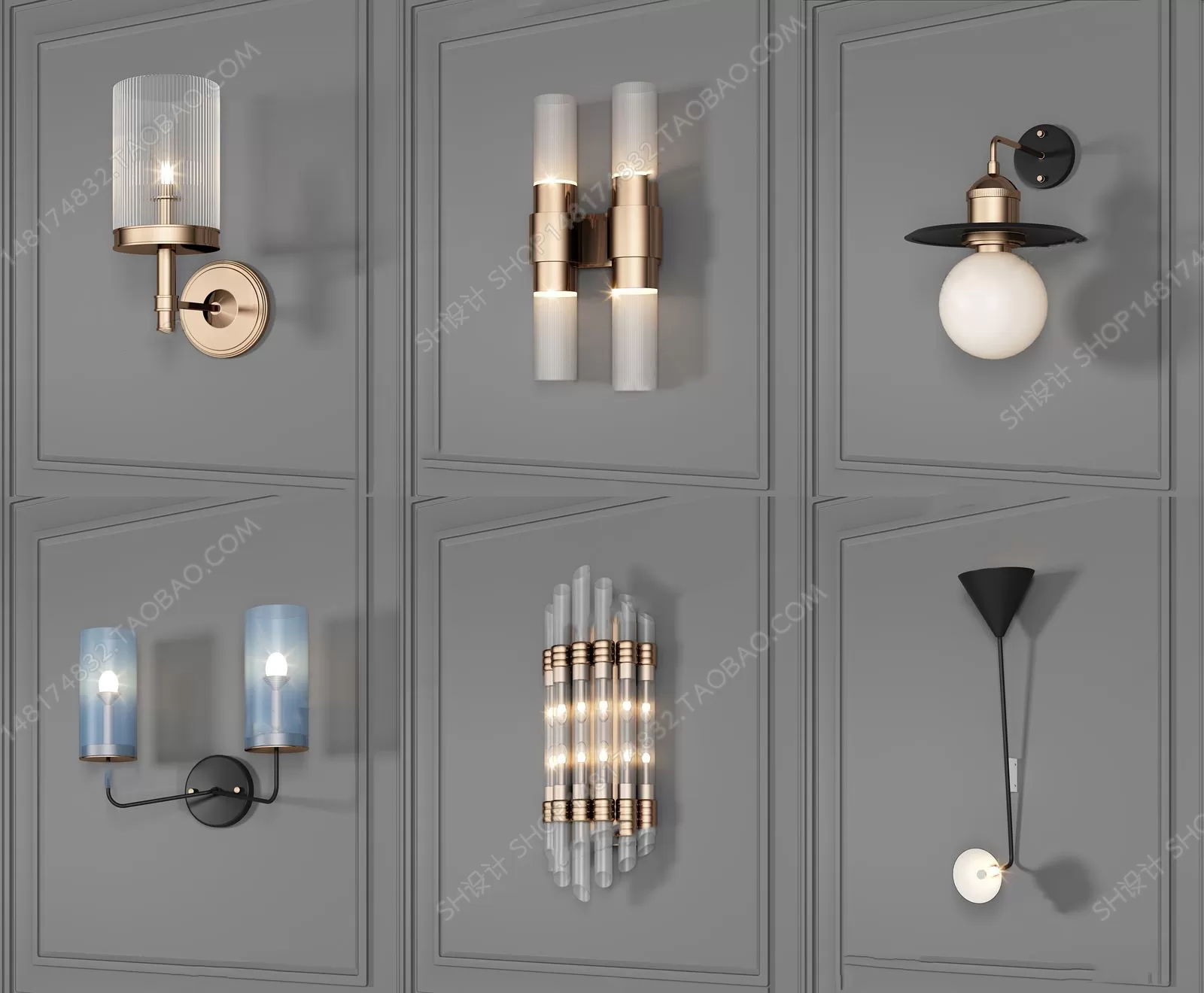 DECOR HELPER – LIGHT – WALL 3D MODELS – 7