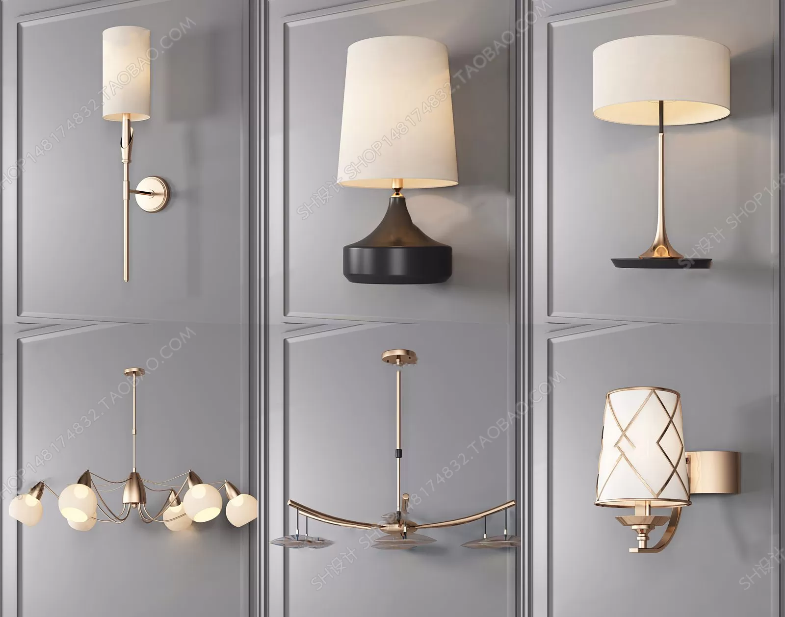 DECOR HELPER – LIGHT – WALL 3D MODELS – 57